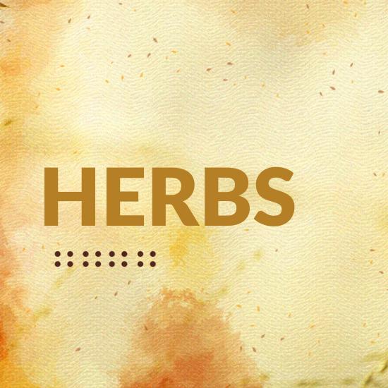 Natural herbs and powders