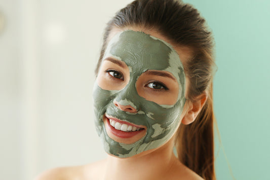 deep cleansing facial green clay mask