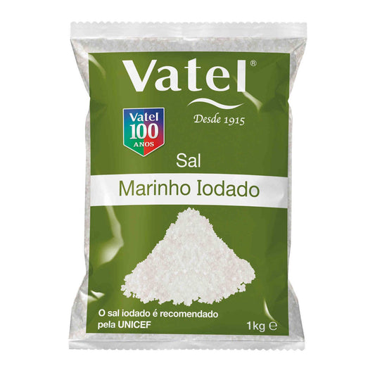 Natural Purified Coarse Iodized Sea Salt 1kg 35.2 oz