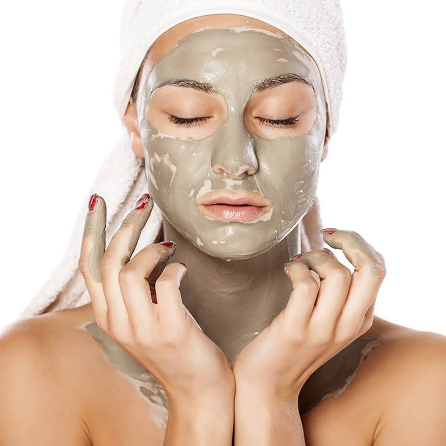 Green clay powder benefits skin and edible